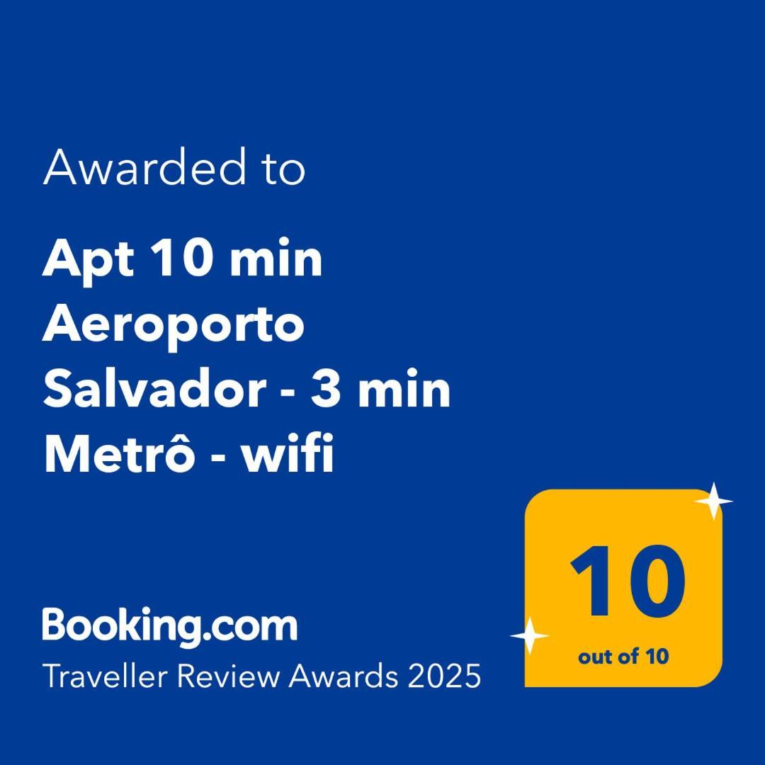 Ape 7km Aeroporto Salvador - 3 Min Metro - Wifi Apartment